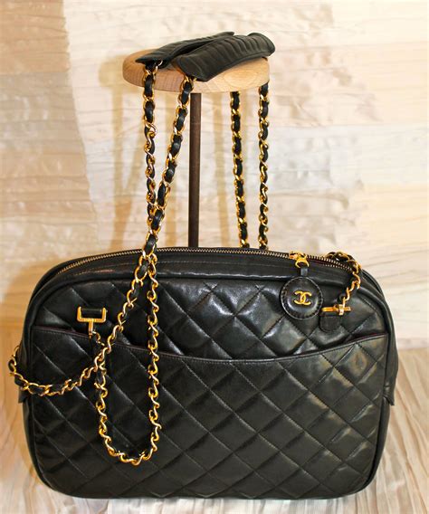 Chanel Matelassé Nero Pelle ref.1166910 